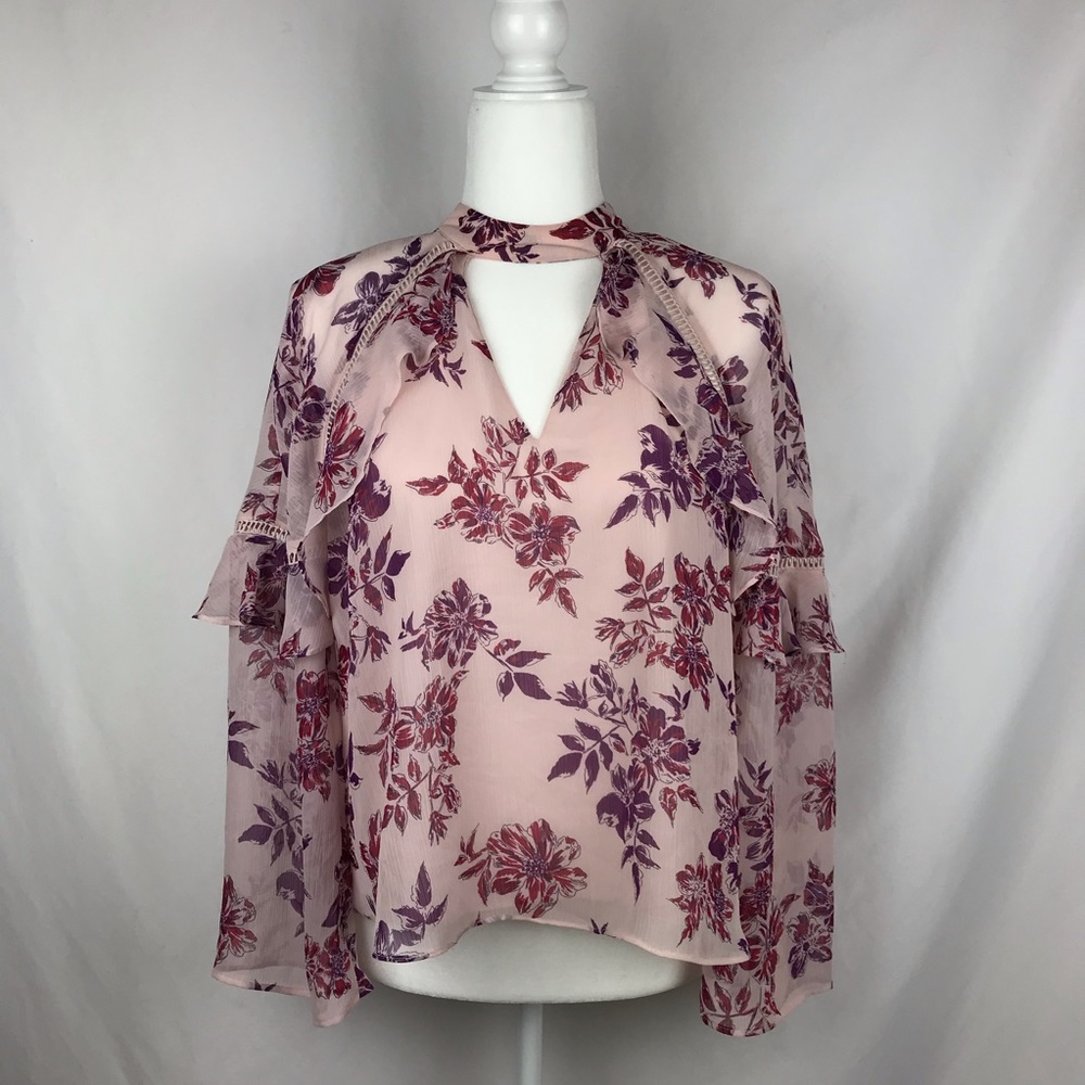 Express Floral Blush Blouse
